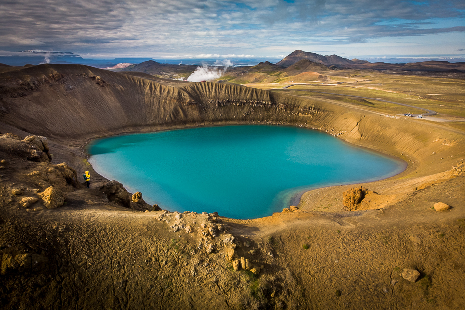  Krater wulkanu 2019 Islandia Mavic Air