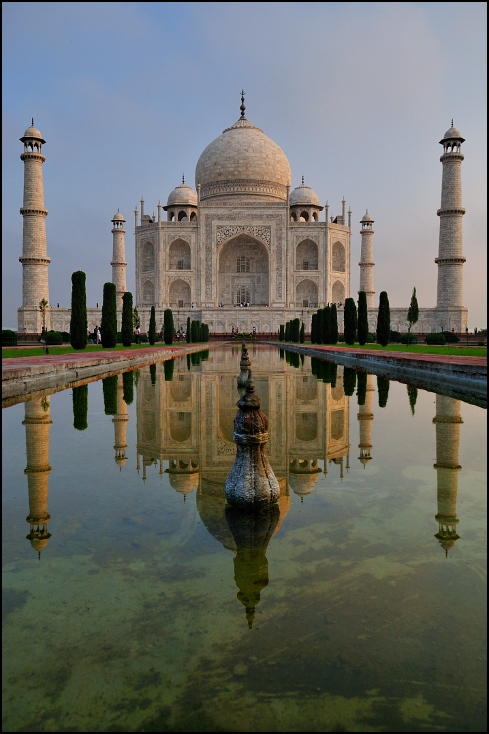  Taj Mahal Architektura Nikon D300 AF-S Zoom-Nikkor 17-55mm f/2.8G IF-ED Indie 0 odbicie punkt orientacyjny historyczna Strona atrakcja turystyczna kopuła woda niebo odbijająca pulę pomnik
