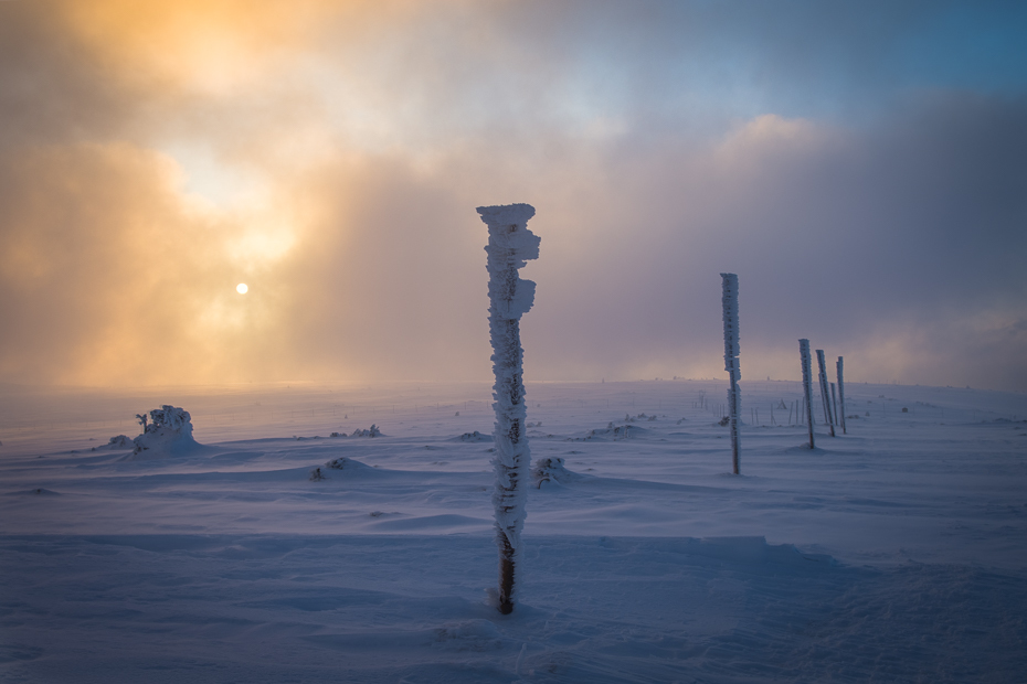  Karkonosze Nikon D7200 AF-S Zoom-Nikkor 17-55mm f/2.8G IF-ED niebo zamrażanie atmosfera horyzont ranek wschód słońca spokojna zjawisko arktyczny Chmura