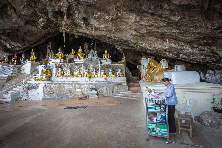  Jaskinia Yathebyan Miejsca Nikon D7200 Sigma 10-20mm f/3.5 HSM 0 Myanmar jaskinia świątynia tworzenie atrakcja turystyczna turystyka