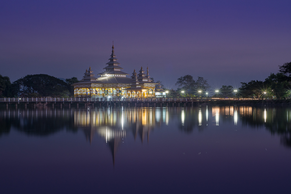  Pagoda Kyaut Latt Miejsca Nikon D7100 Nikkor 50mm f/1.8D 0 Myanmar odbicie Natura punkt orientacyjny niebo arteria wodna woda atrakcja turystyczna zmierzch świt wieczór
