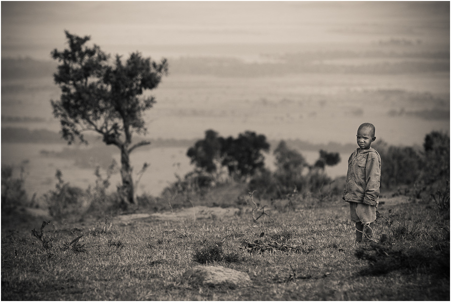 Masajskie dziecko Ludzie Nikon D200 AF-S Nikkor 70-200mm f/2.8G Kenia 0 fotografia niebo czarny i biały drzewo Chmura fotografia monochromatyczna trawa ranek krajobraz