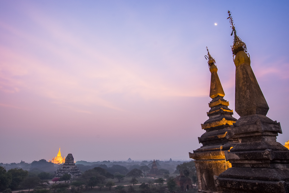  Bagan Miejsca Nikon D7200 Sigma 10-20mm f/3.5 HSM 0 Myanmar niebo historyczna Strona punkt orientacyjny świątynia iglica Świątynia hinduska świt miejsce kultu atrakcja turystyczna ranek