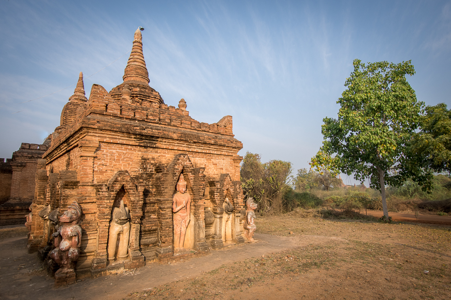  Bagan Miejsca Nikon D7200 Sigma 10-20mm f/3.5 HSM 0 Myanmar historyczna Strona niebo Historia starożytna Strona archeologiczna świątynia drzewo gruzy historia Świątynia hinduska