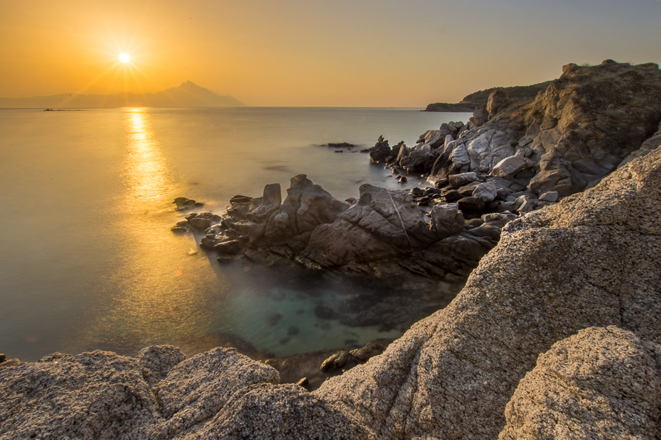  Góra Athos 0 Grecja Nikon D7200 Sigma 10-20mm f/3.5 HSM morze zbiornik wodny Wybrzeże woda odbicie skała niebo horyzont spokojna