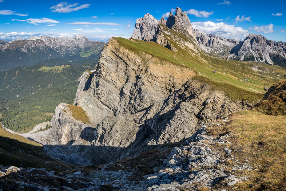  Seceda 0 Dolomity Nikon D7200 Sigma 10-20mm f/3.5 HSM górzyste formy terenu Góra pasmo górskie niebo pustynia grzbiet Alpy masyw górski zamontuj scenerię skała