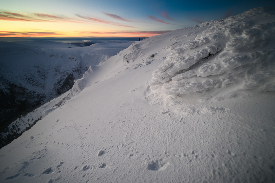  Śnieżka 0 Karkonosze Nikon Laowa D-Dreamer 12mm f/2.8 niebo zjawisko geologiczne zimowy morze ocean zamrażanie atmosfera Chmura horyzont śnieg