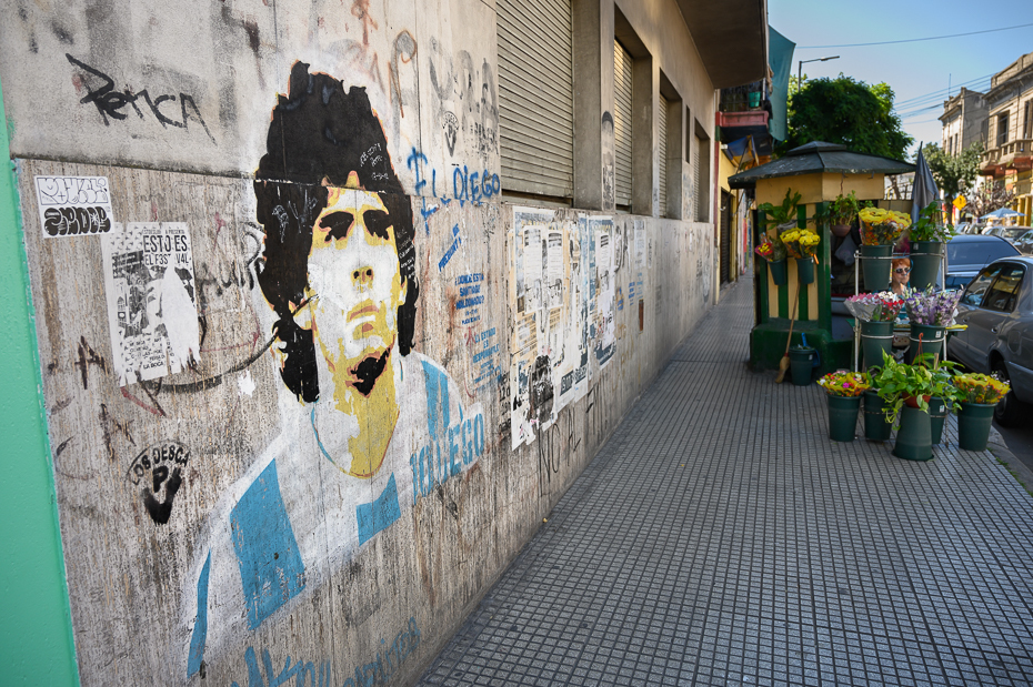  Maradona Mural Buenos Aires Nikon Nikkor 24-70mm f/4 0 Patagonia Sztuka uliczna Ściana sztuka miasto ulica obszar miejski fresk graffiti sąsiedztwo infrastruktura