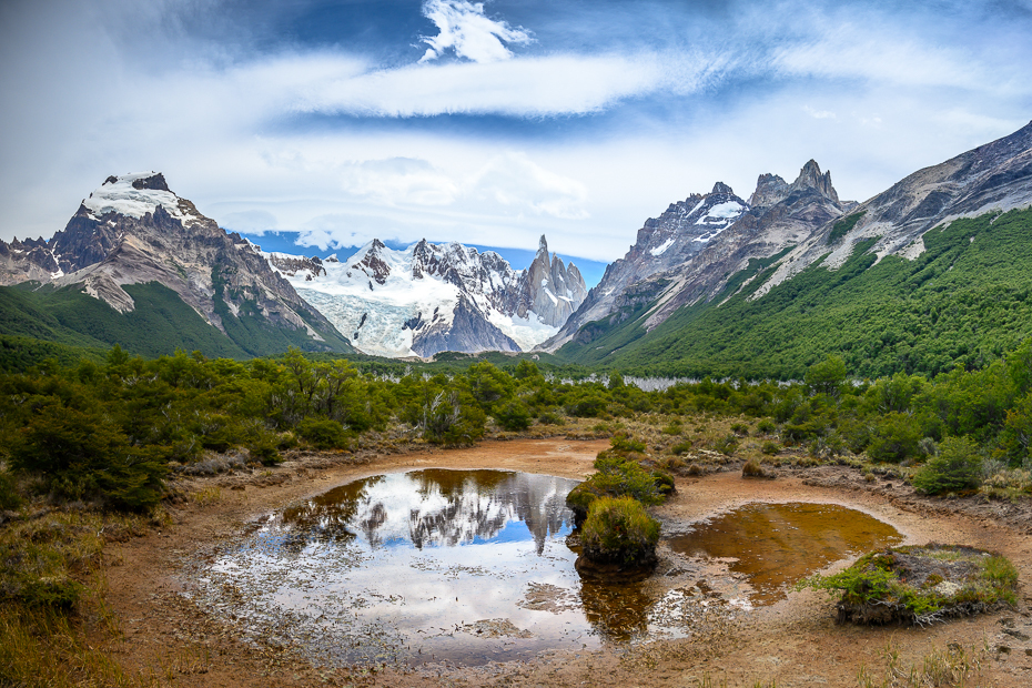  Cerro Torre Argentyna Nikon Nikkor 24-70mm f/4 0 Patagonia górzyste formy terenu Góra Naturalny krajobraz Natura pasmo górskie pustynia średniogórze niebo woda dolina