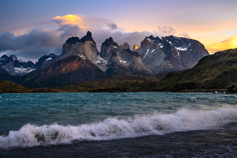  Torres del Paine Chile Nikon Nikkor 24-70mm f/4 0 Patagonia niebo górzyste formy terenu Góra Natura Naturalny krajobraz zbiornik wodny pasmo górskie woda Chmura fala