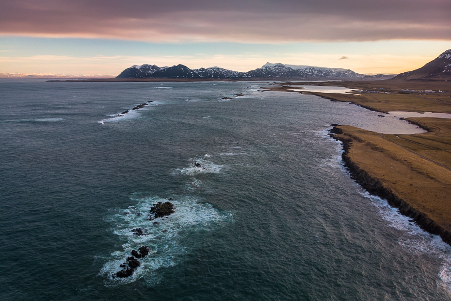 Akranes 0 Islandia Mavic Air zbiornik wodny morze niebo Wybrzeże ocean woda fala formy przybrzeżne i oceaniczne cypel