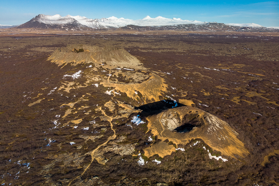  Krater wulkanu 0 Islandia Mavic Air górzyste formy terenu średniogórze tundra Góra geologia skała ecoregion Równina lawy wzgórze Thermokarst