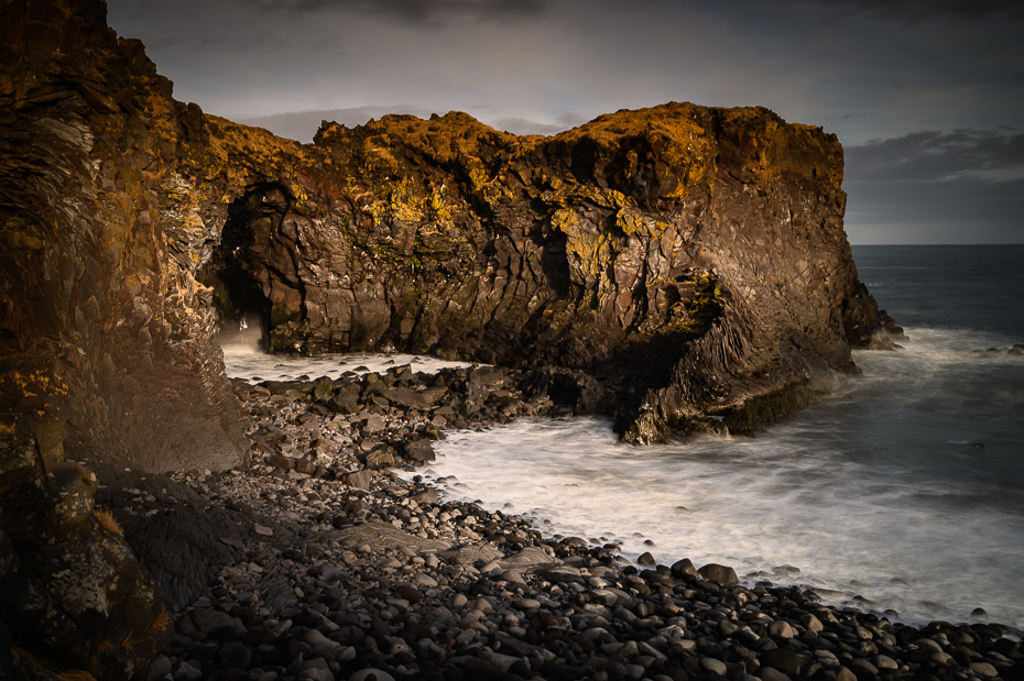  Klify 0 Islandia Nikon Nikkor 24-70mm f/4 zbiornik wodny Natura morze skała Wybrzeże niebo Klif woda fala