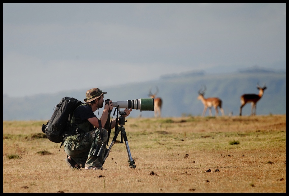  Fotograf Ludzie Nikon D200 Sigma APO 500mm f/4.5 DG/HSM Kenia 0 niebo step ecoregion łąka preria krajobraz Równina trawa piasek wojskowy