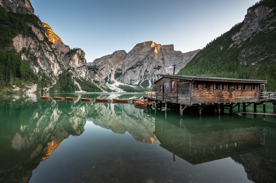  Jezioro Braies 2021 Dolomity Nikon Nikkor 14-30mm f/4
