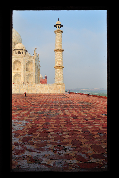  Taj Mahal Architektura Nikon D300 AF-S Zoom-Nikkor 17-55mm f/2.8G IF-ED Indie 0 niebo wieża punkt orientacyjny kolumna morze Ściana łuk historia historyczna Strona budynek