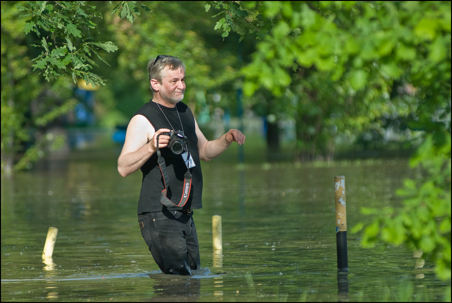  Fotograf pasją Powódź 0 Wrocław Nikon D200 Zoom-Nikkor 80-200mm f/2.8D woda Natura Zielony drzewo kręgowiec odbicie roślina trawa zabawa staw