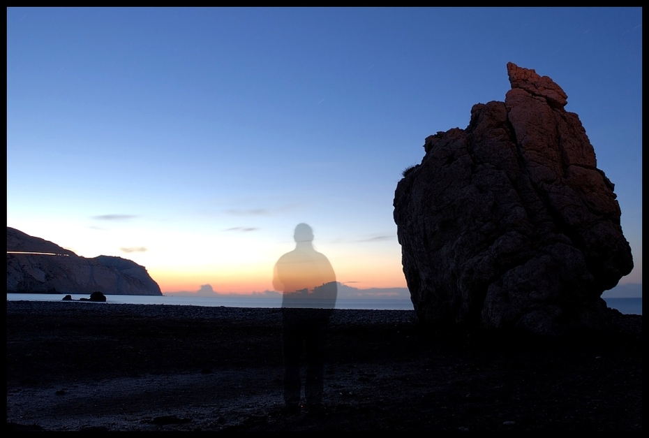  Cypr Krajobraz Nikon D200 AF-S Zoom-Nikkor 18-70mm f/3.5-4.5G IF-ED niebo morze horyzont skała wschód słońca zachód słońca ranek świt Wybrzeże wieczór