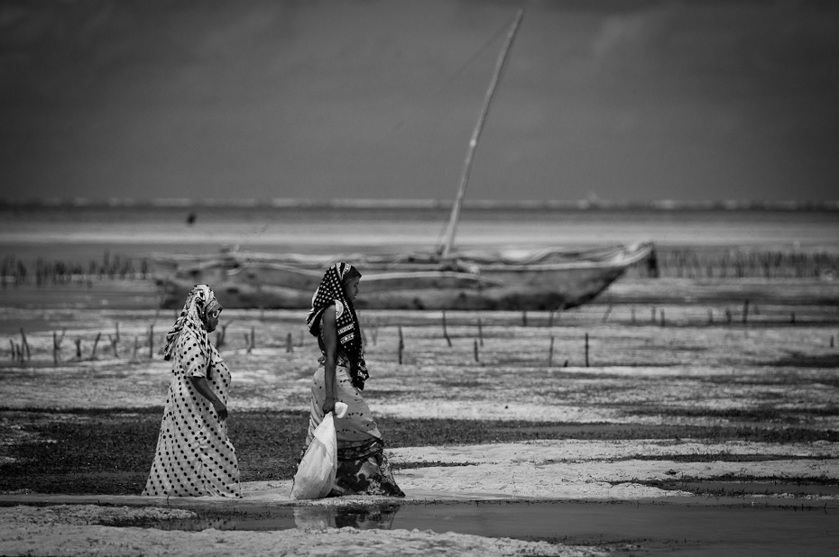  Plaża Jambiani Klimaty Nikon D300 AF-S Nikkor 70-200mm f/2.8G Zanzibar 0 morze woda czarny i biały zbiornik wodny fotografia monochromatyczna niebo fotografia fala ocean horyzont