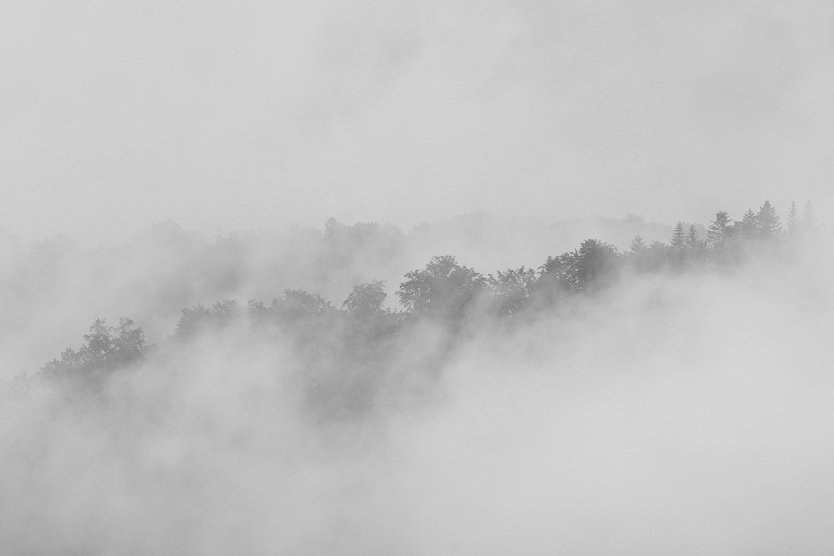  chmurach Biesczaty Nikon D7200 NIKKOR 200-500mm f/5.6E AF-S mgła niebo czarny i biały zamglenie Chmura fotografia monochromatyczna drzewo atmosfera atmosfera ziemi ranek