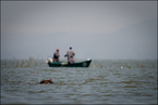 Rybacy na jeziorze Naivasha