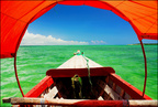 Zanzibar z łodzi